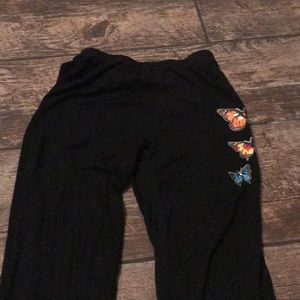 shein butterfly print leggings. good condition and pet and smoke free home